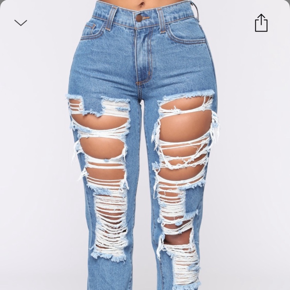 Fashion Nova Boyfriend Jeans!! SIZE 11